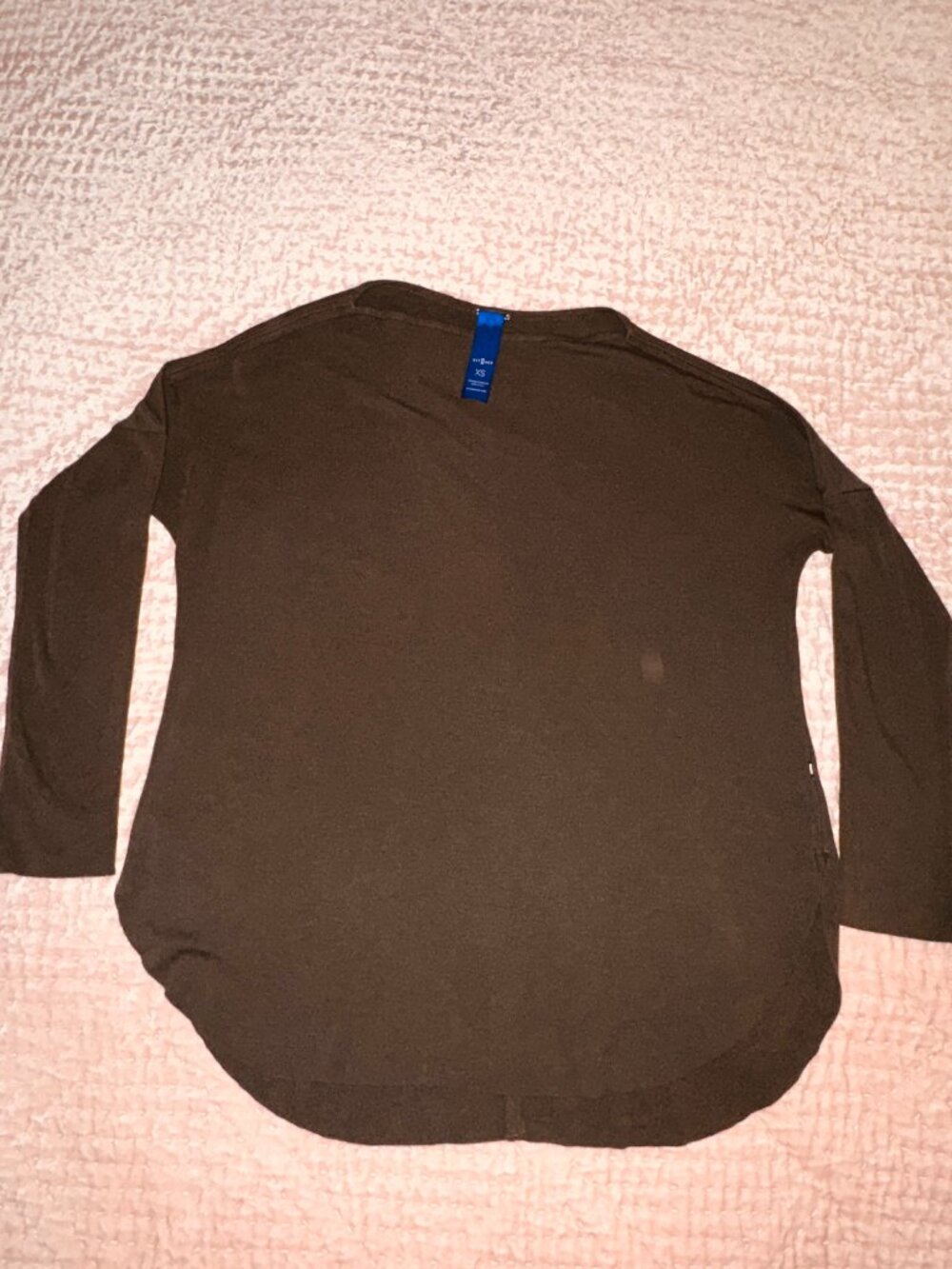 Kit and Ace Burrow Boat Neck Long Sleeve Top XS | Green